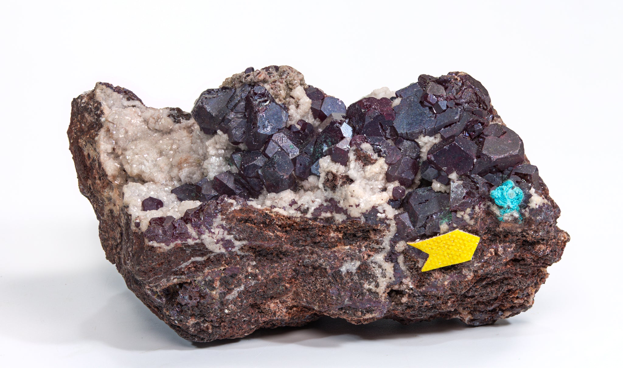 Cuprit, Tsumeb Mine, Otavi Highlands, Namibia – Meilen-Stein