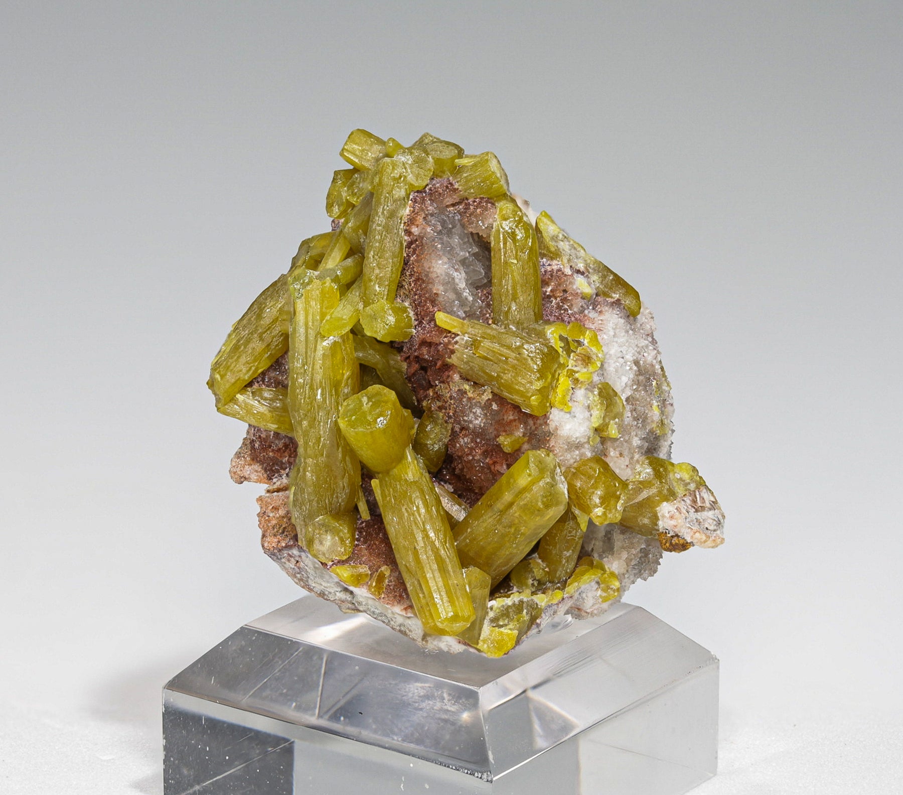 Pyromorphit Pyromorphit, Grube Heilige Dreifaltigkeit, Zschopau, Sachsen ...